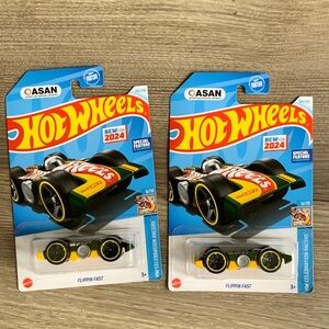 2 Hot Wheels Flippin Fast Fidget Spinner Race Car Hotwheels Mattel New 2024 Asan